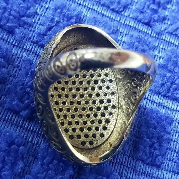 CHOCOLATE CZ DIAMOND RING GOLD SIZE 6 - Picture 5 of 7